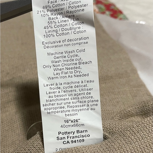 New Pottery Barn Pauline Boyd Nightstorm Stripe Patchwork Lumbar Pillow, 16X26” - Picture 14 of 15